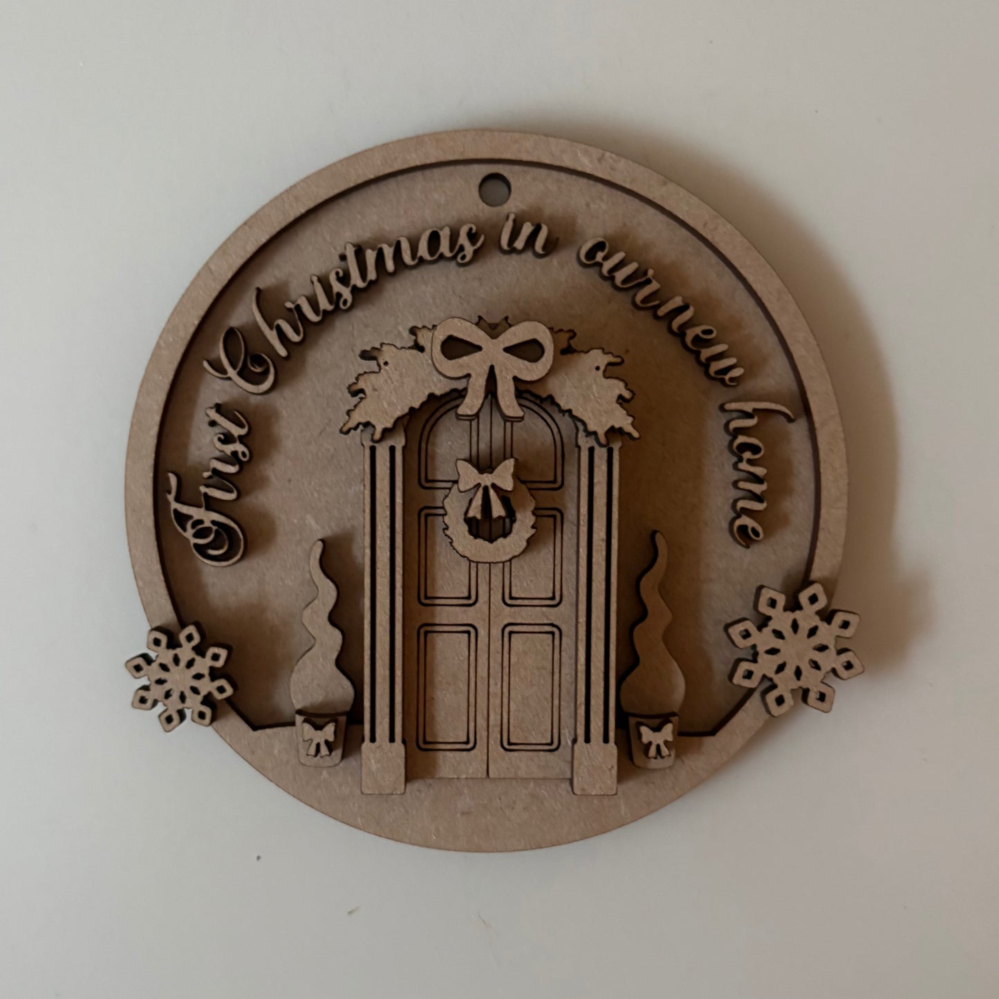 12cm First Christmas In Our New Home Bauble