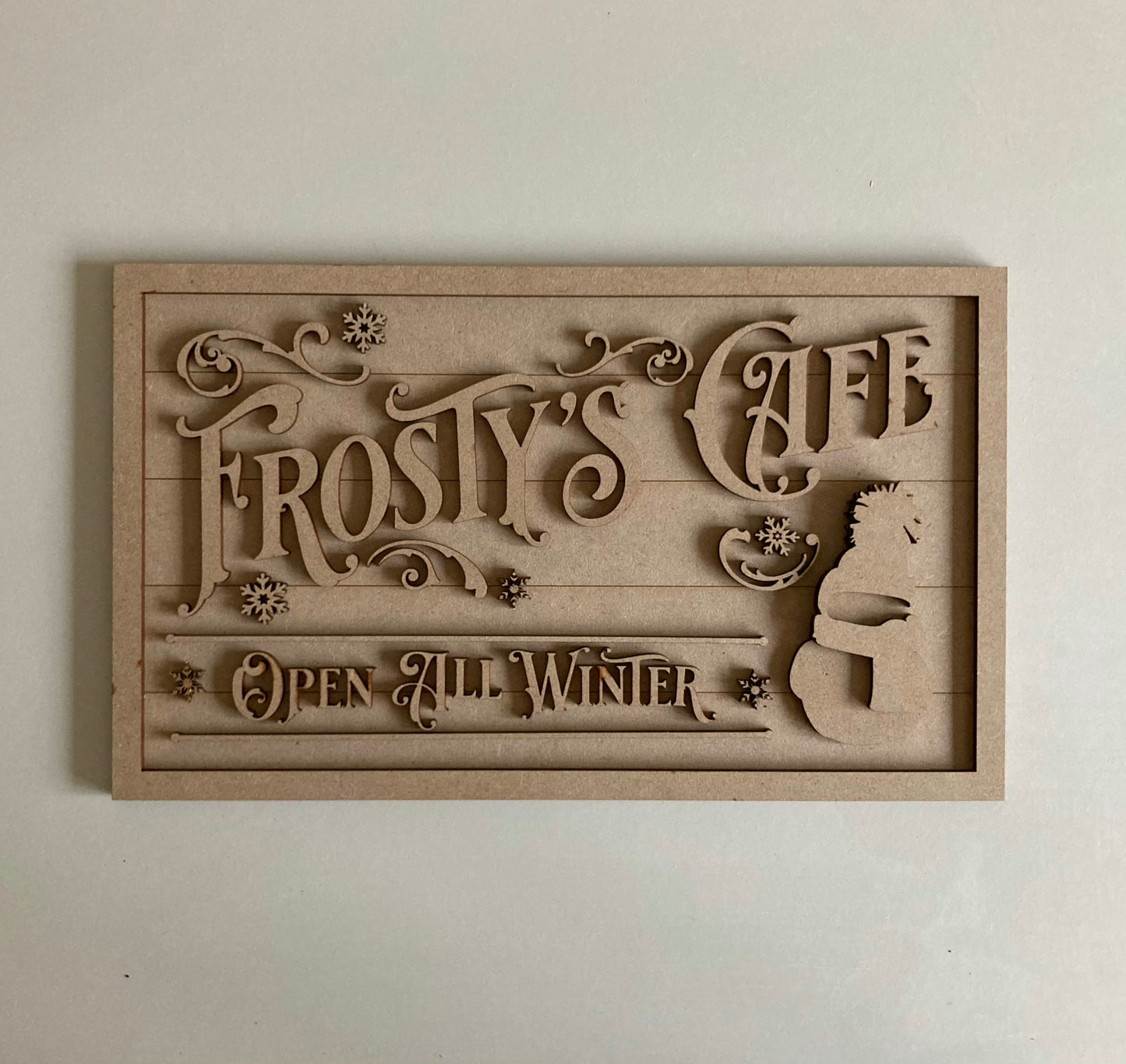 30cm Frosty's Cafe Sign