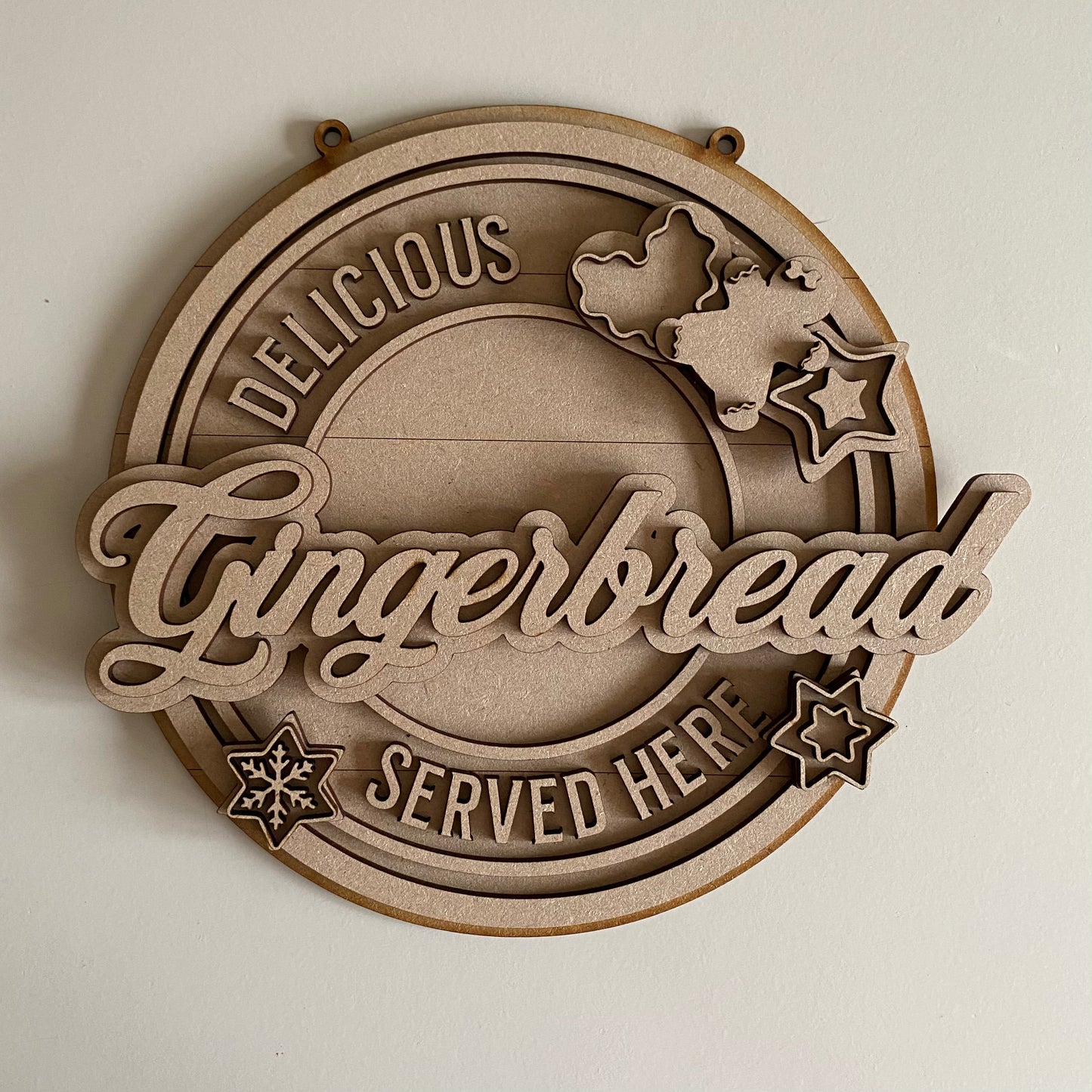 20cm Gingerbread Sign