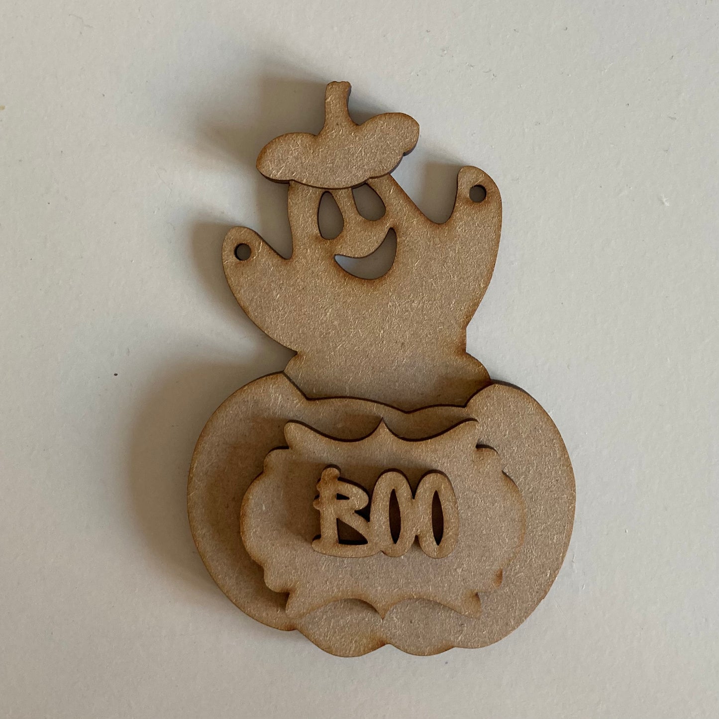 12.5cm Ghost In Pumpkin Decoration