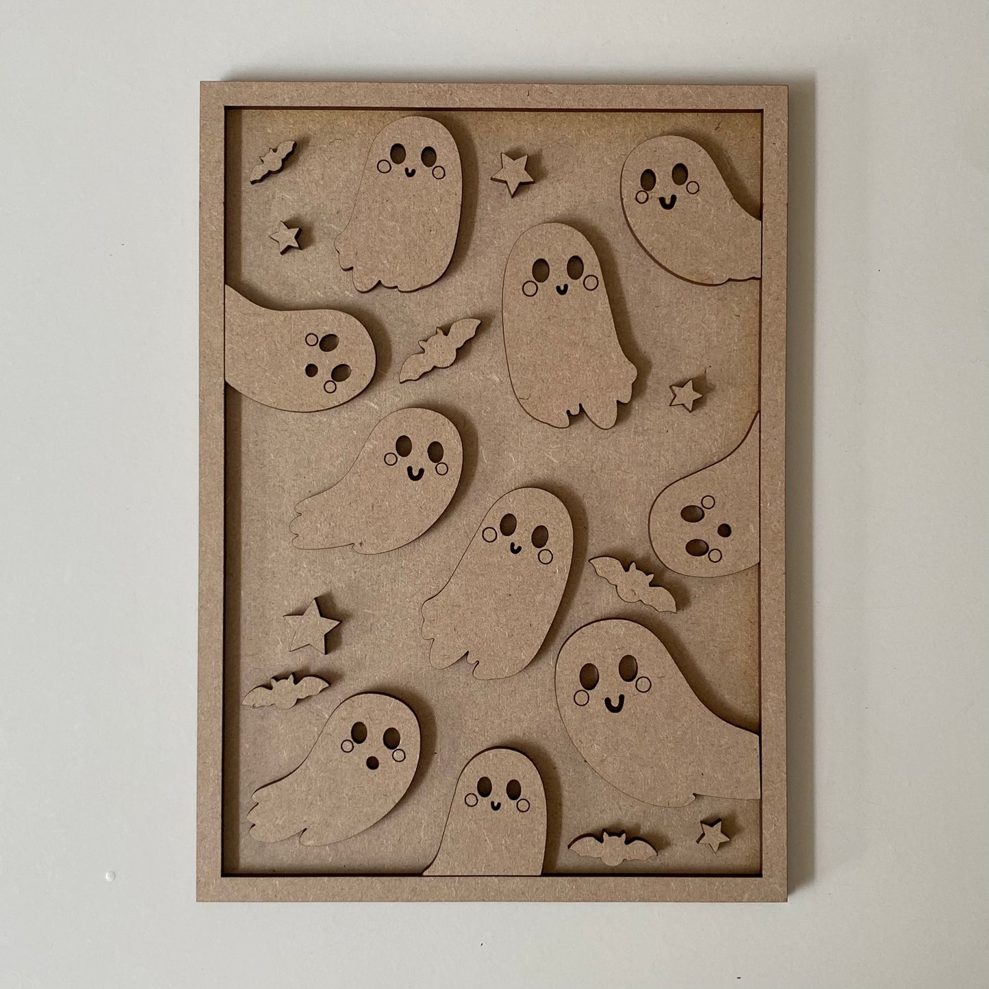 25cm Ghosts Pattern Sign
