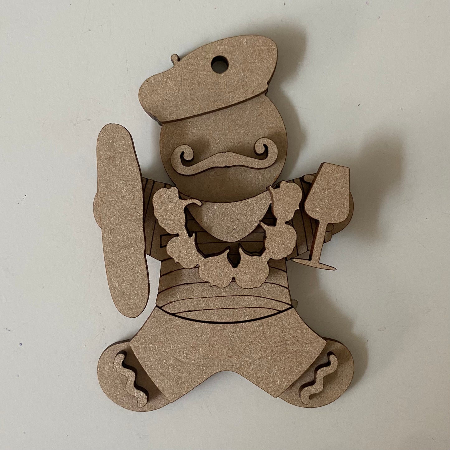 10cm Frenchman Gingerbread Character