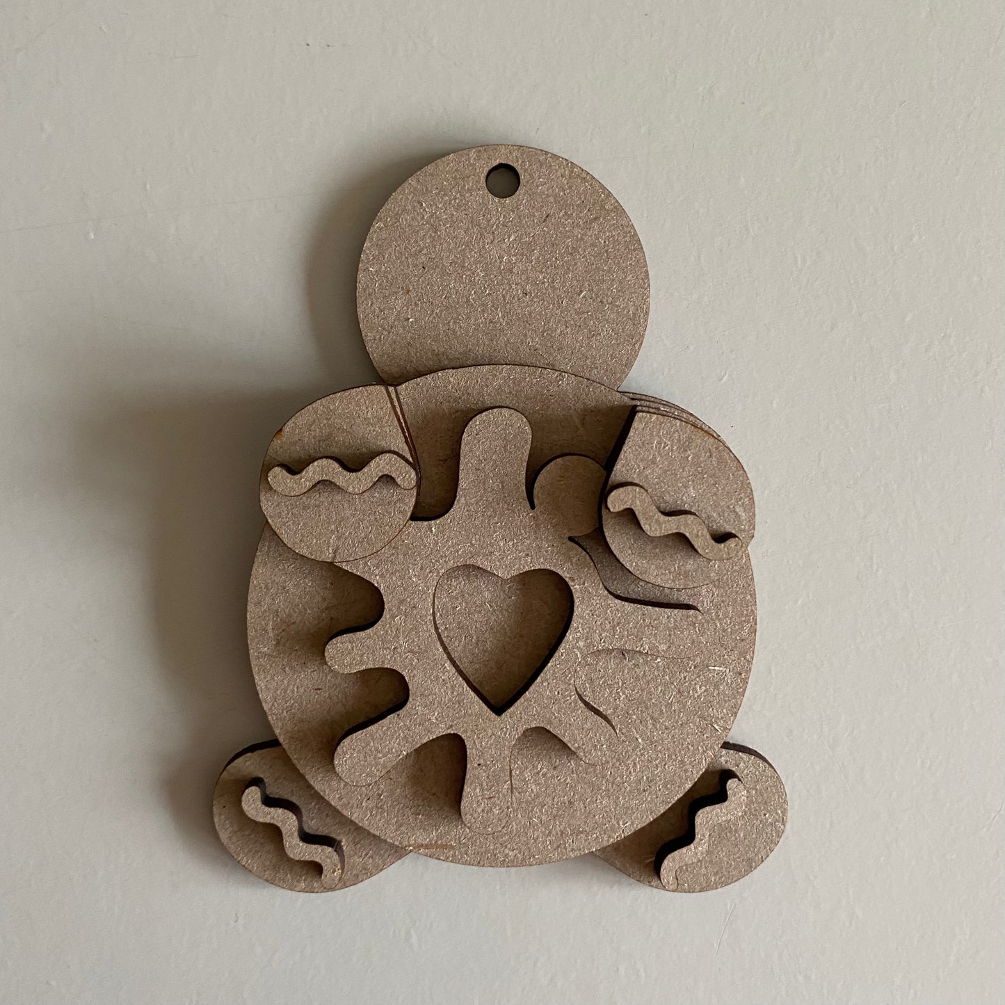 10cm Gingerbread Holding Biscuit Character