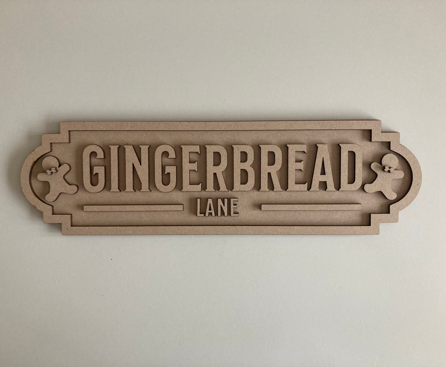 30cm Gingerbread Lane Sign