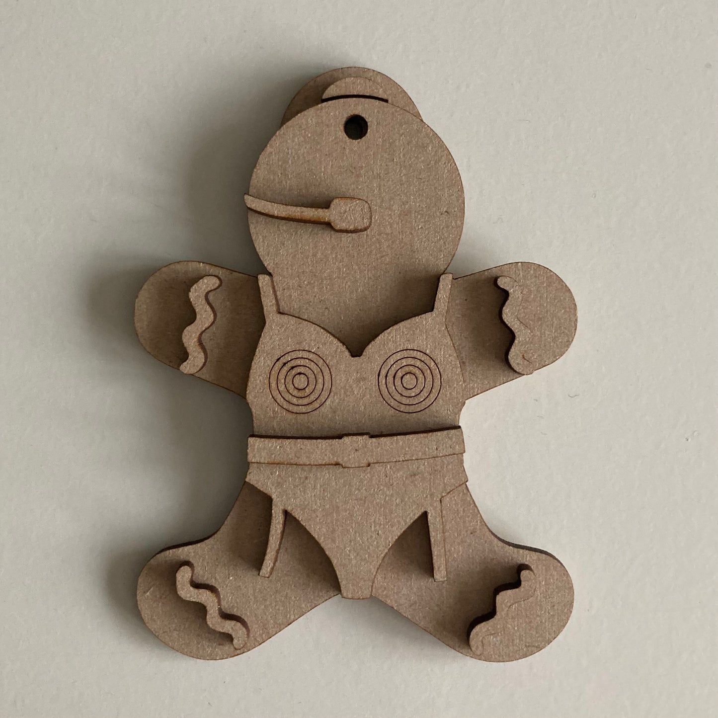 10cm 1990s Singer Gingerbread Character