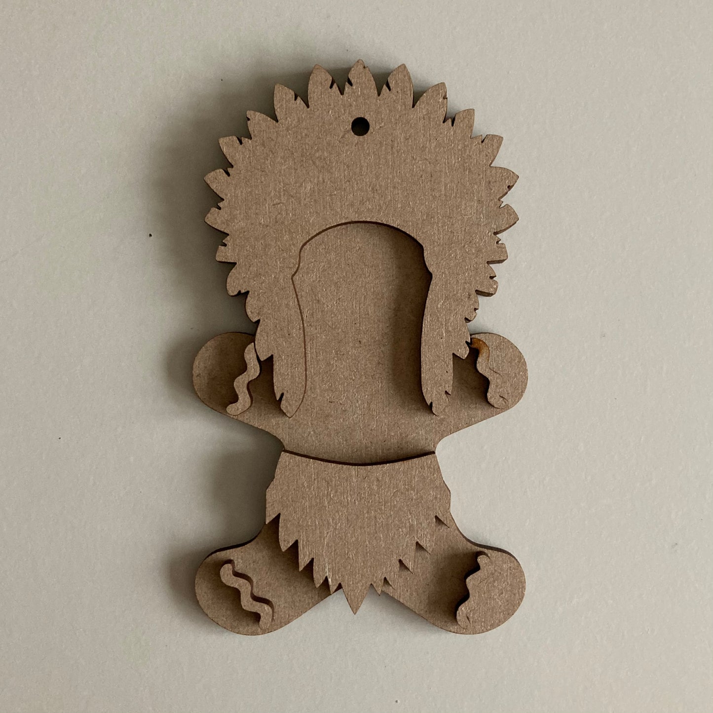 10cm Native American Gingerbread Character