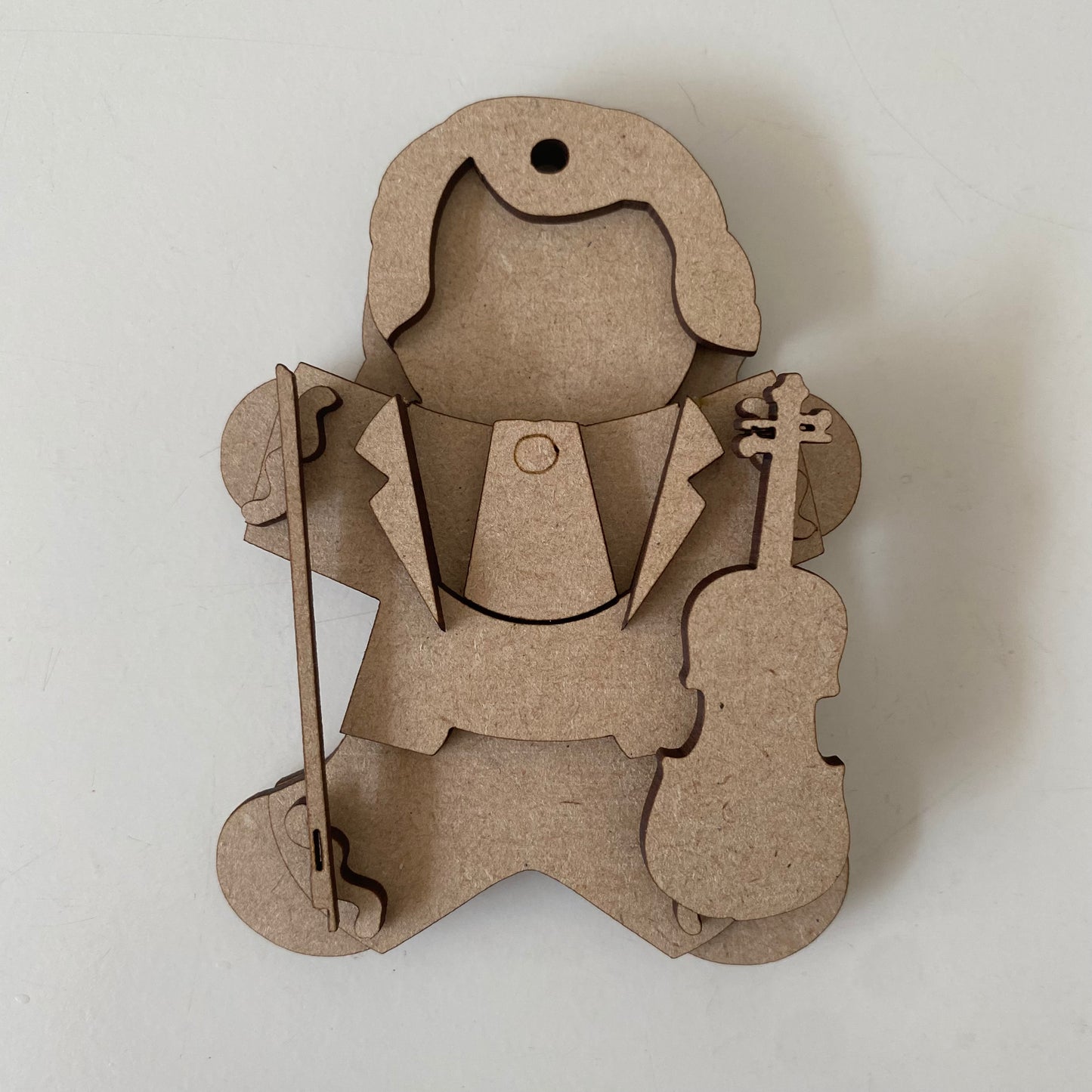 10cm Violinist Gingerbread Character