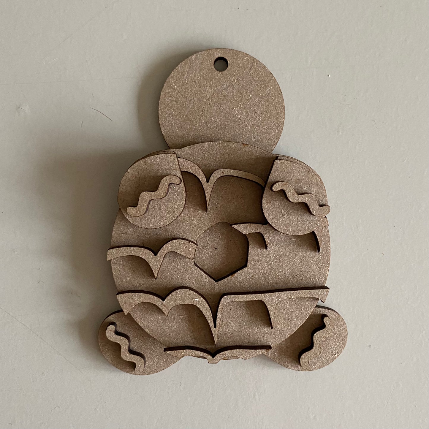 10cm Gingerbread Holding Party Ring Character