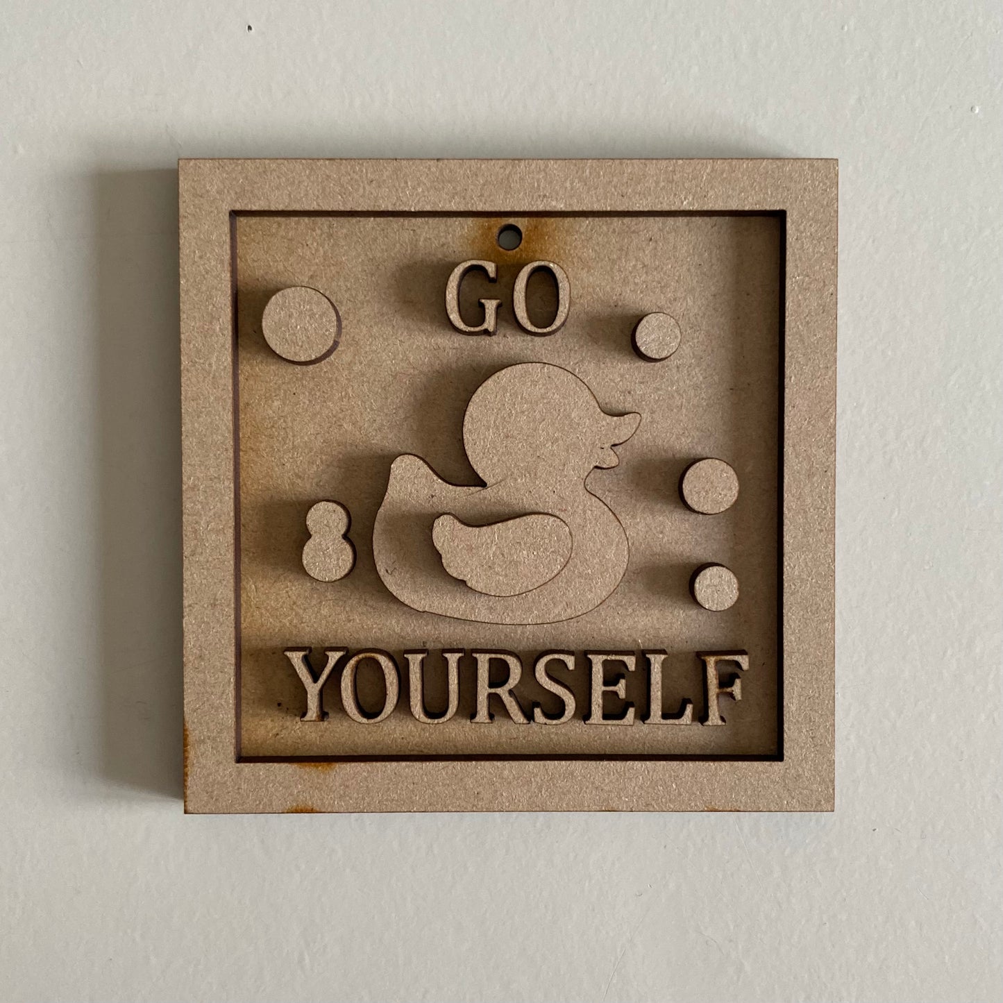 9cm Go Duck Yourself Frame