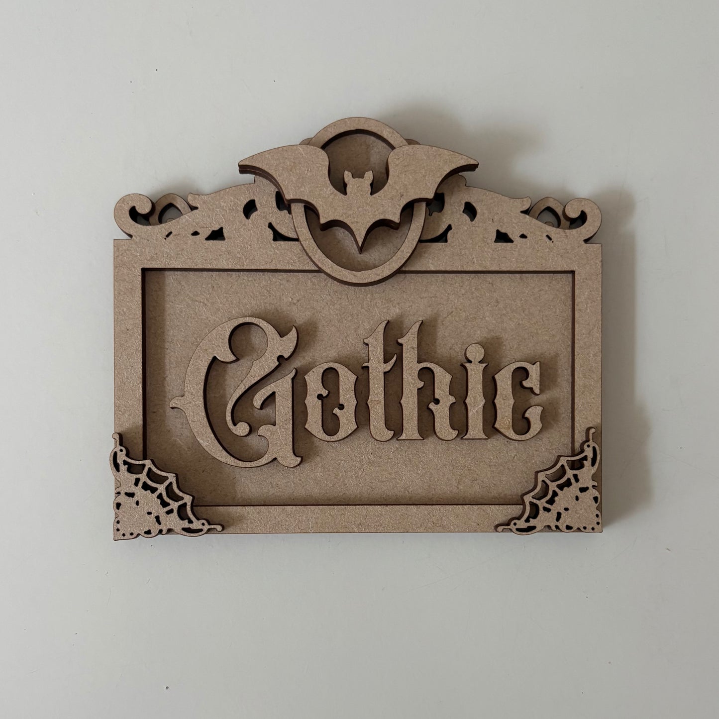 13cm Gothic Bat Mini Frame
