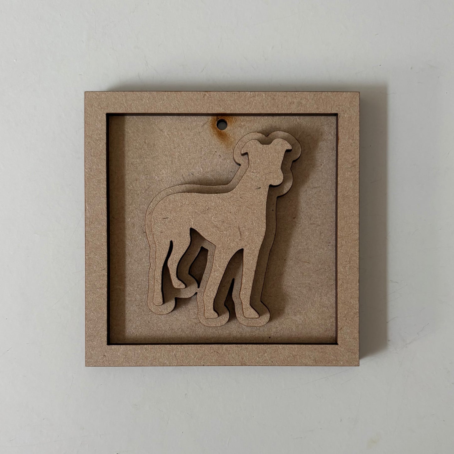 9cm Greyhound Dog Mini Frame