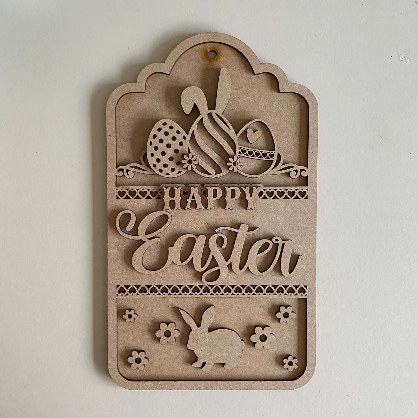 30cm Happy Easter Tag