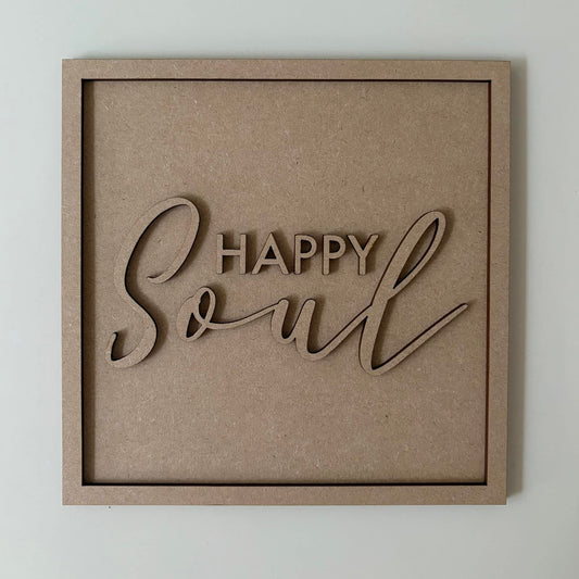19cm Happy Soul Sign