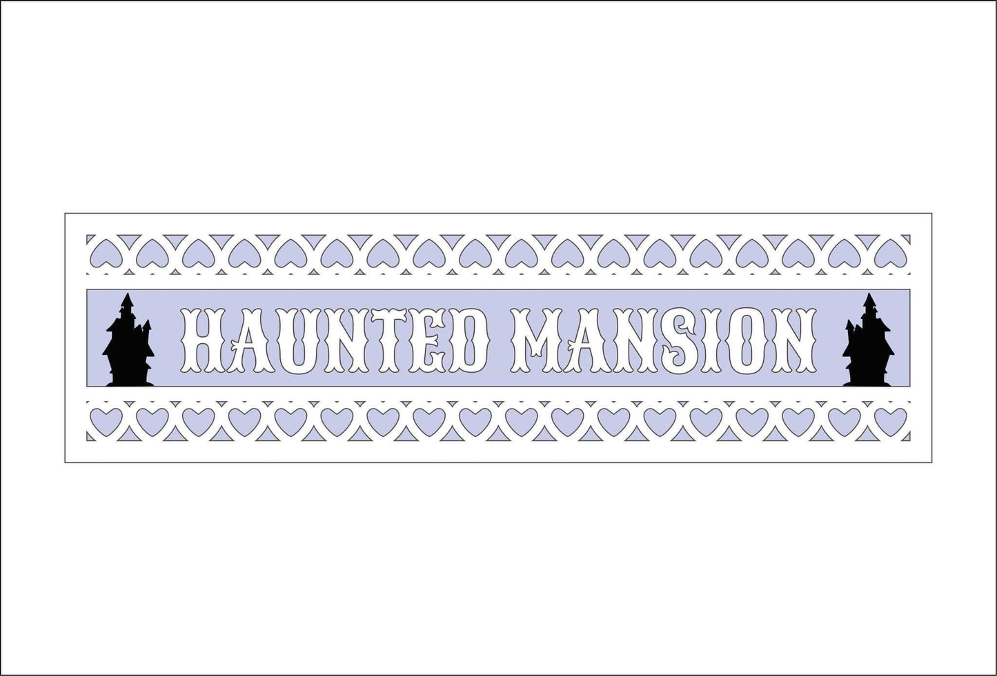 30cm Haunted Mansion Street Sign