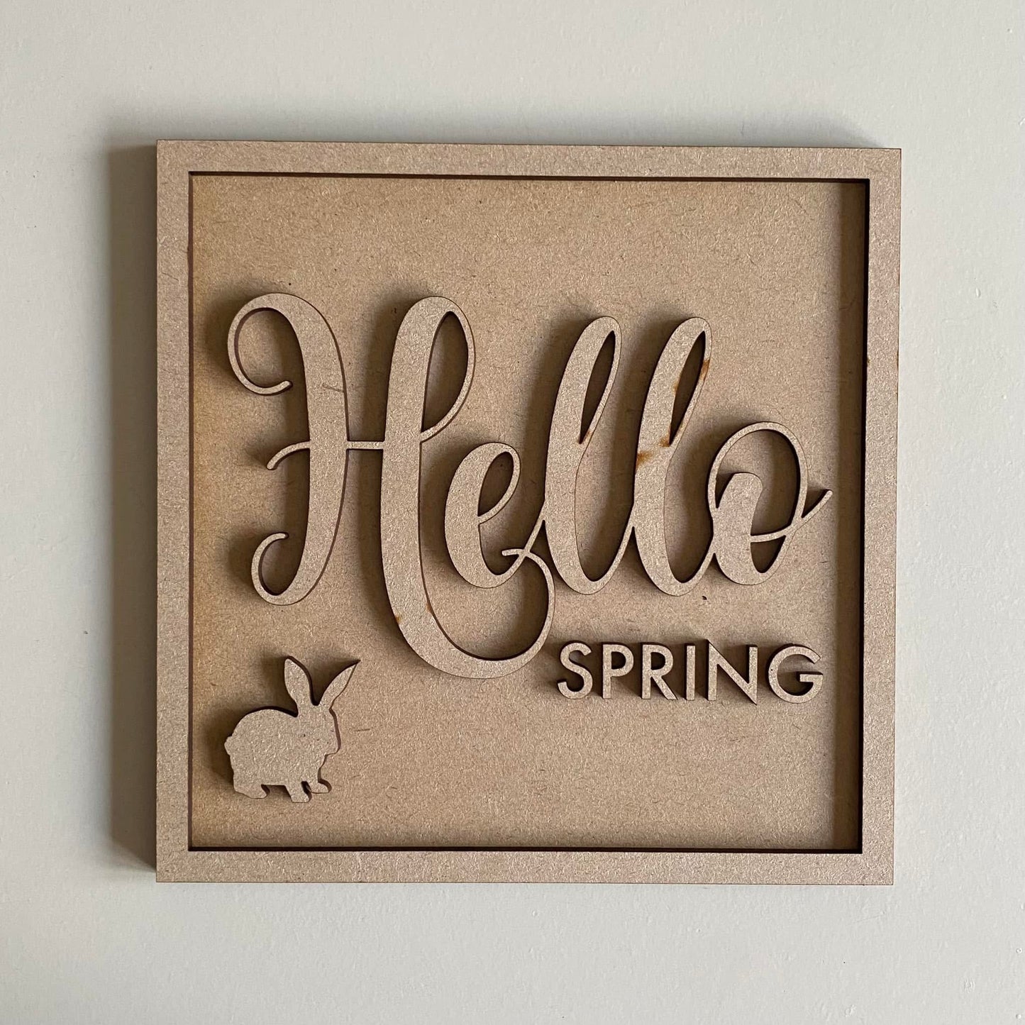 19cm Hello Spring Sign