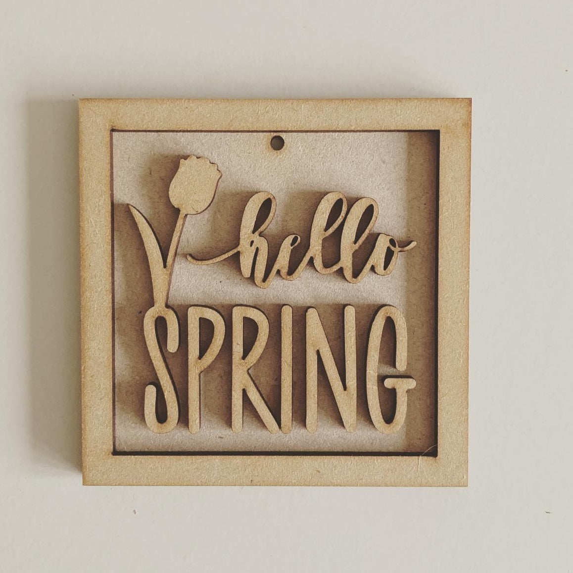 9cm Hello Spring Mini Frame