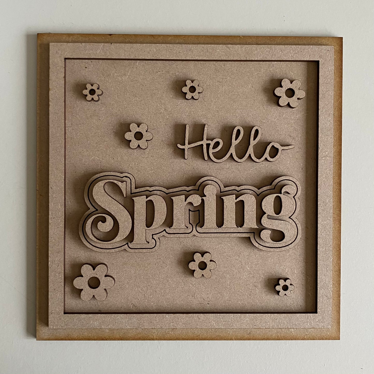 19cm Hello Spring Sign