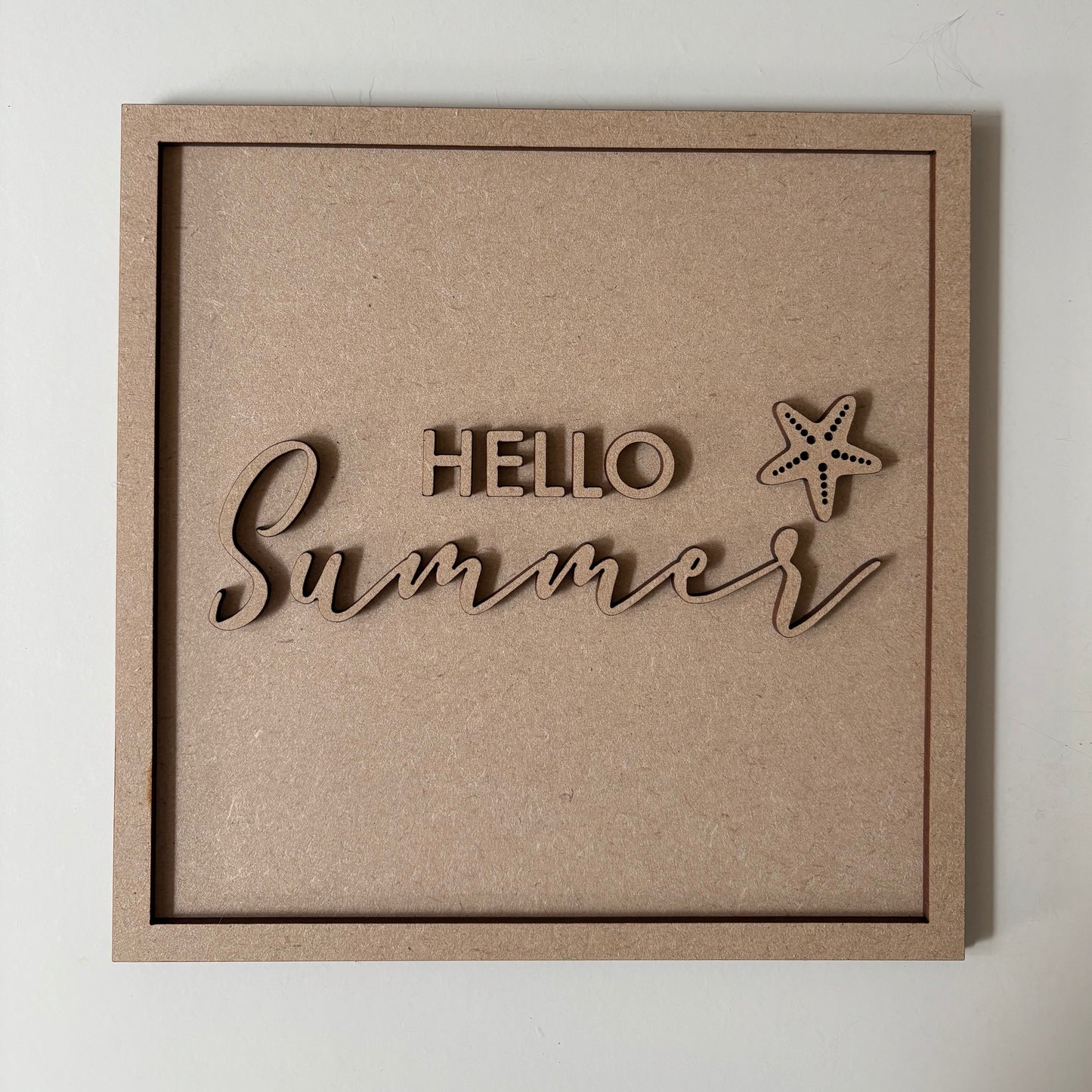 19cm Hello Summer Sign