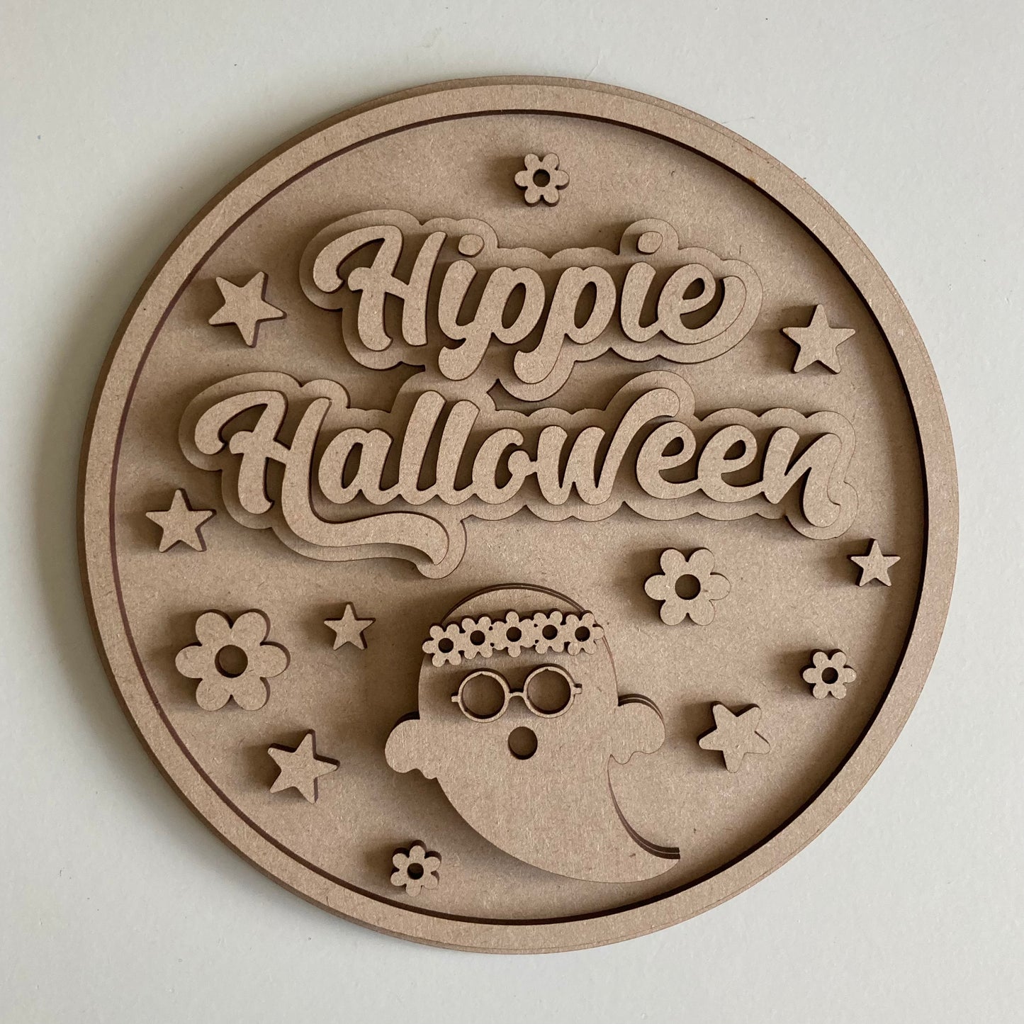 20cm Hippie Halloween Sign
