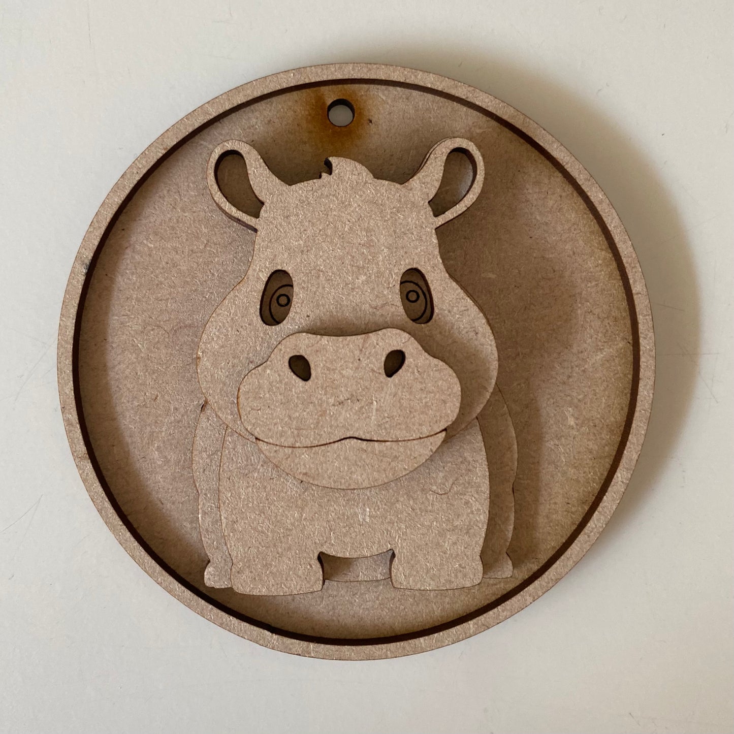 10cm Hippopotamus Bauble
