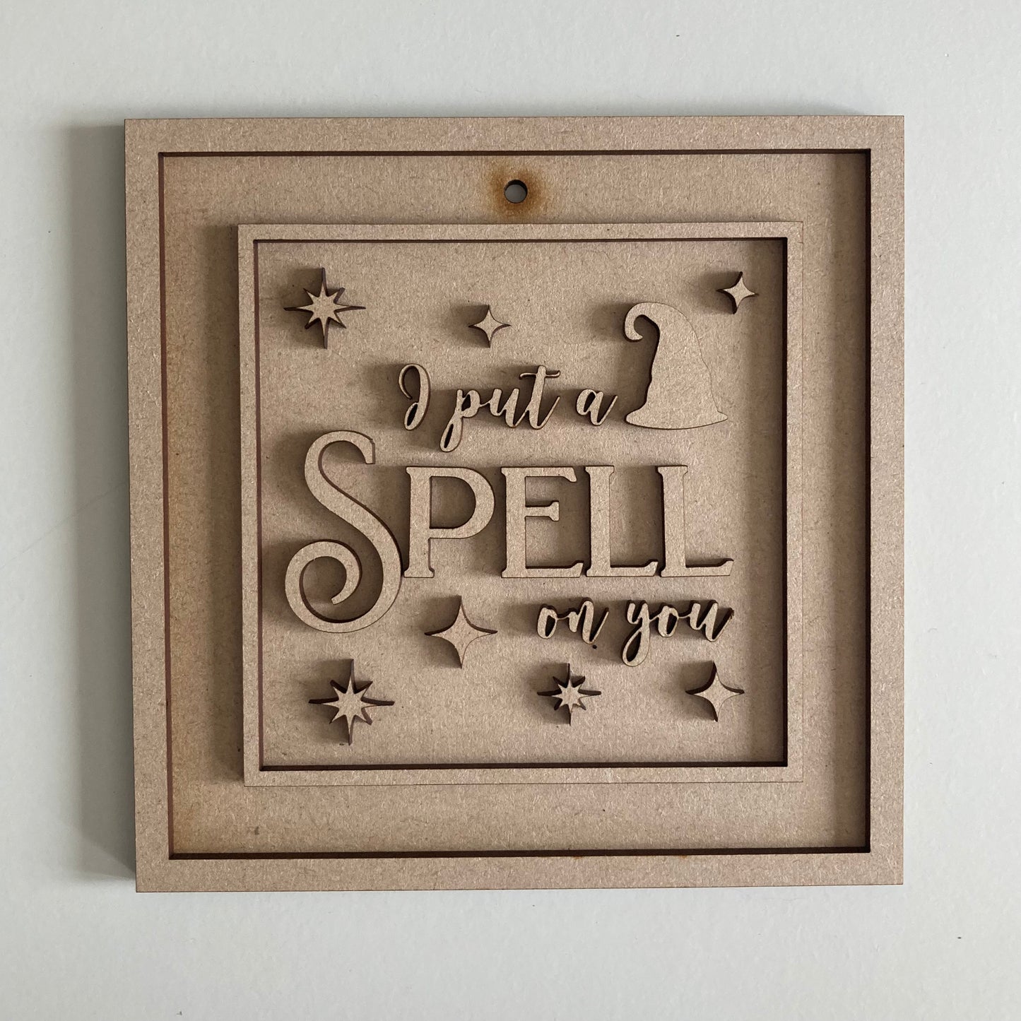 15cm I Put A Spell On You Sign