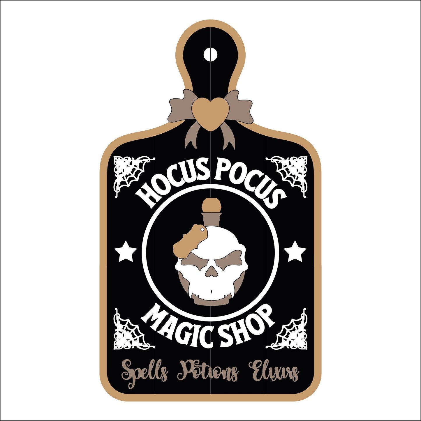 30cm Hocus Pocus Magic Shop Chopping Board