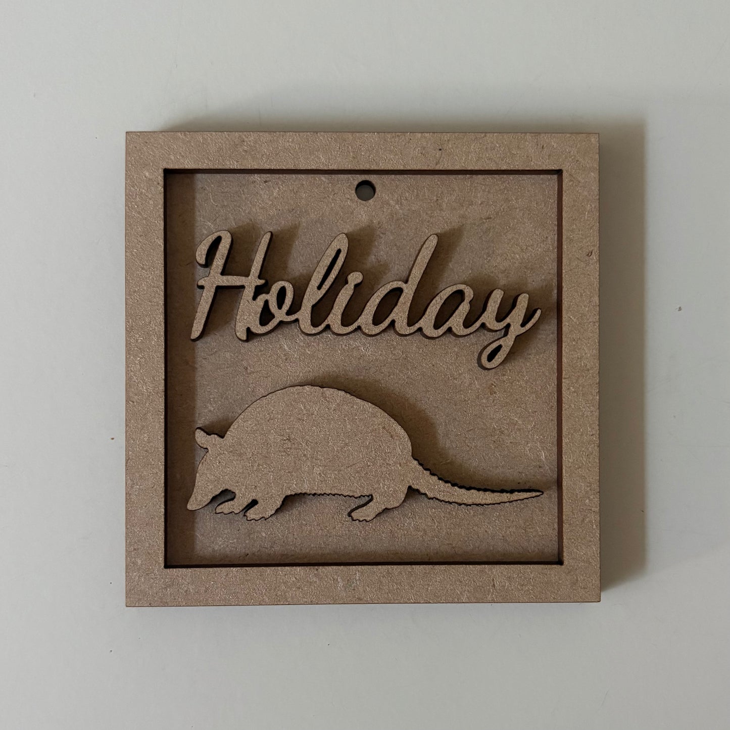 9cm Holiday Armadillo Mini Frame
