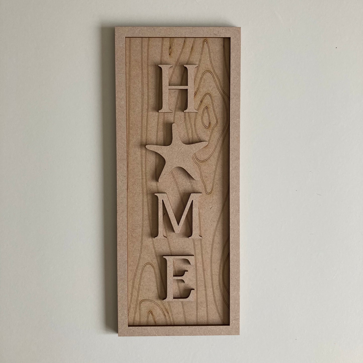 30cm Home Starfish Sign