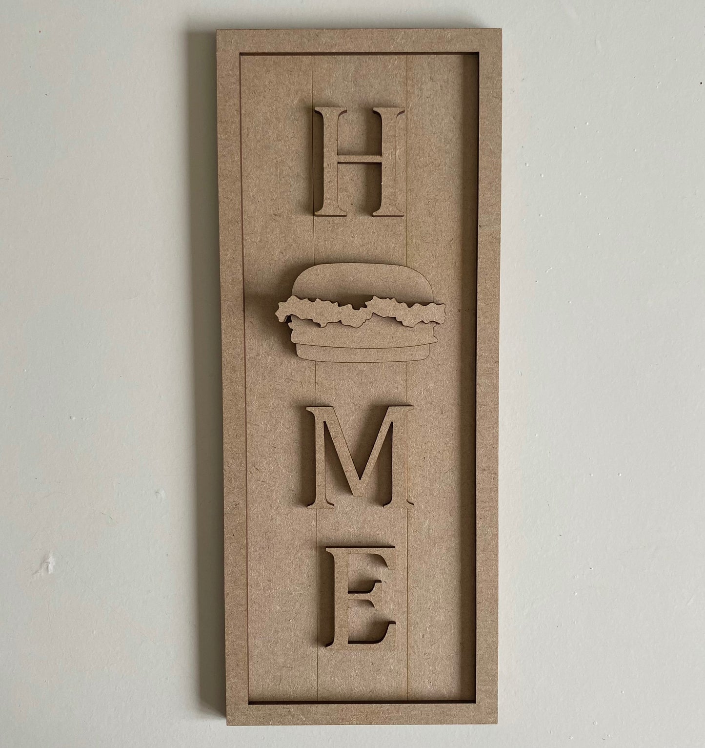 30cm Home - Burger Sign