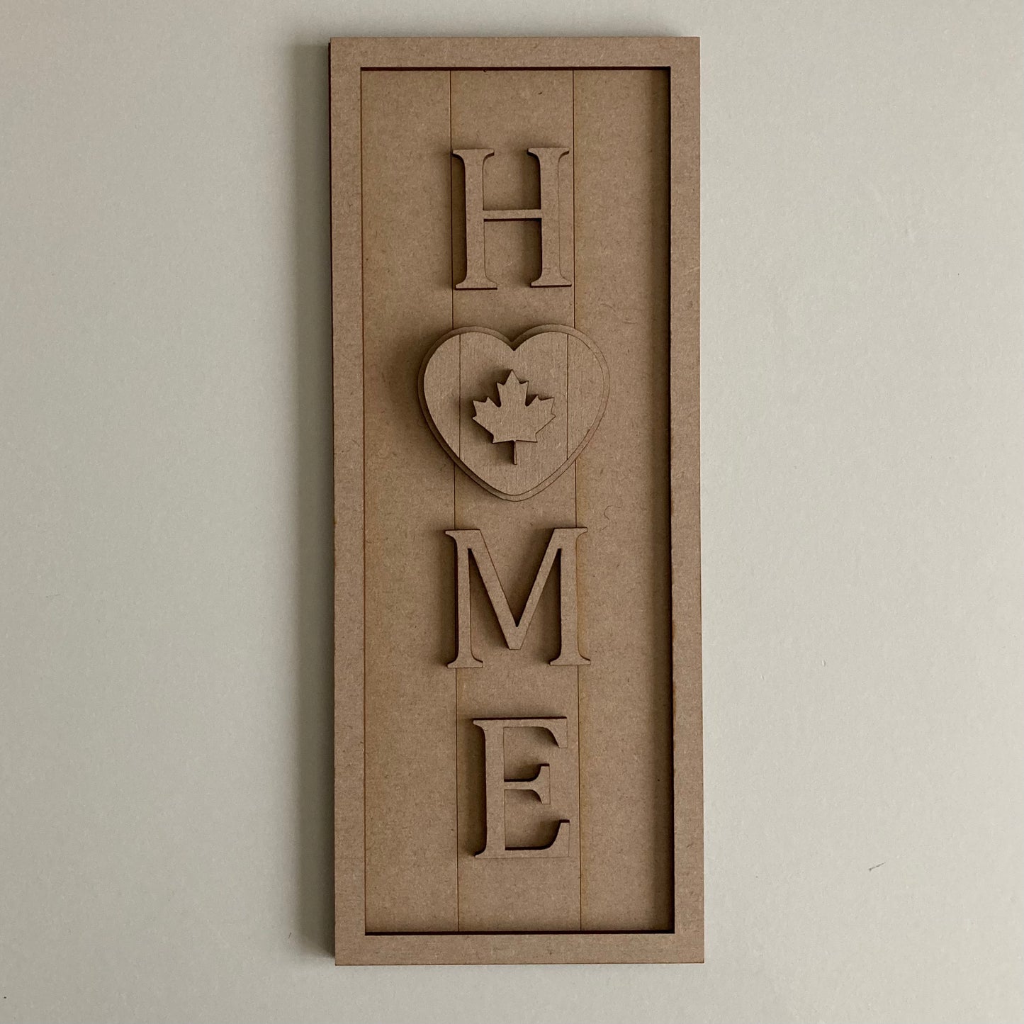 30cm Home Canada Heart Sign