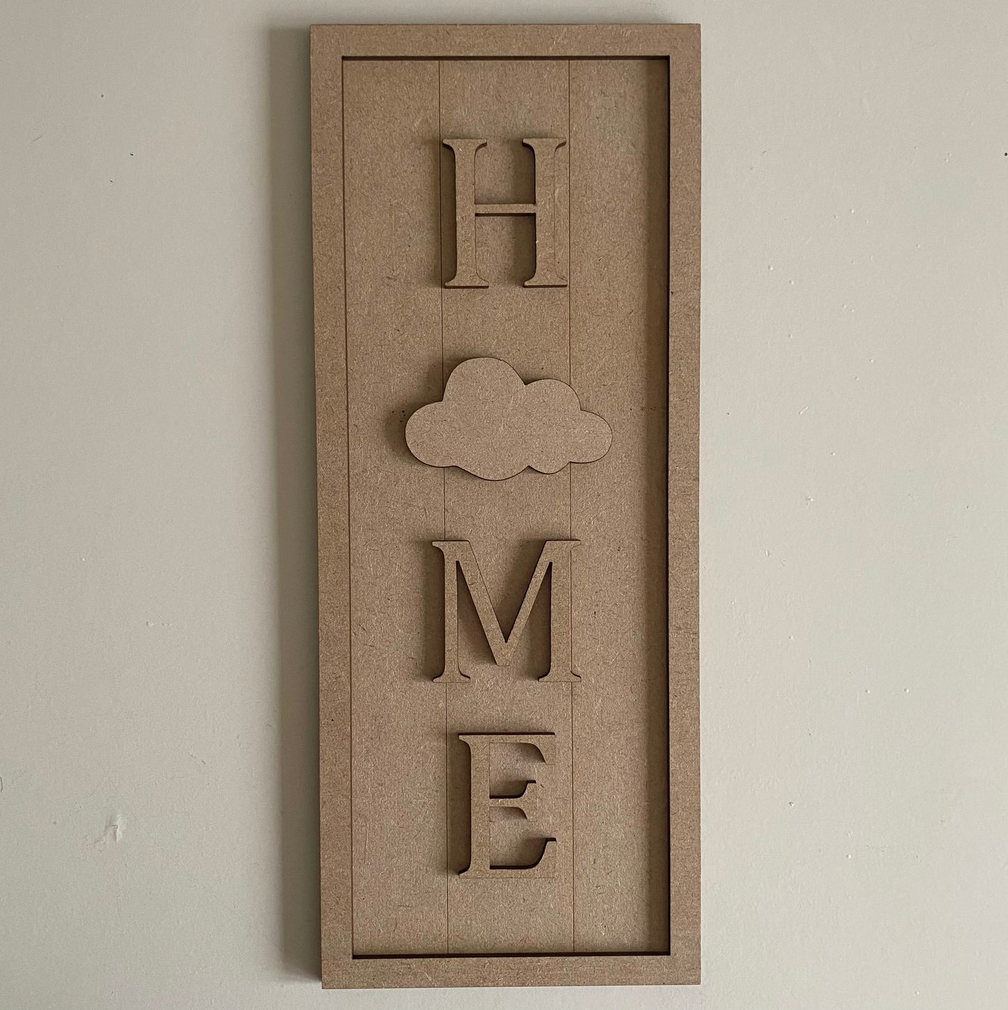 30cm Home - Cloud Sign