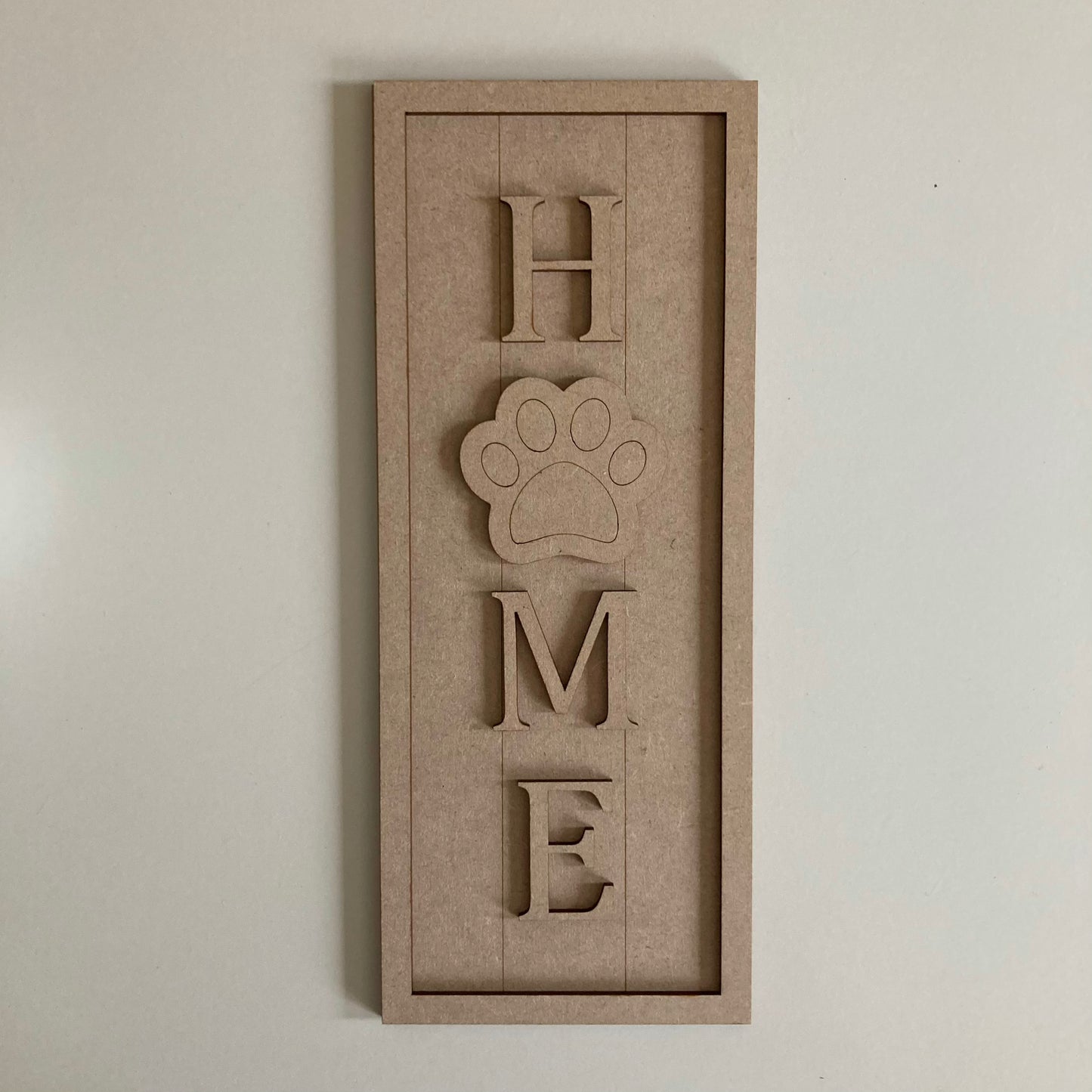 30cm Home - Paw Sign