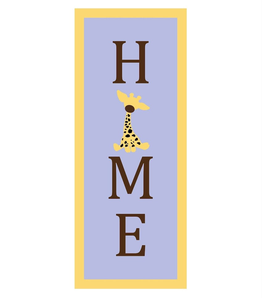 30cm Home - Giraffe Sign