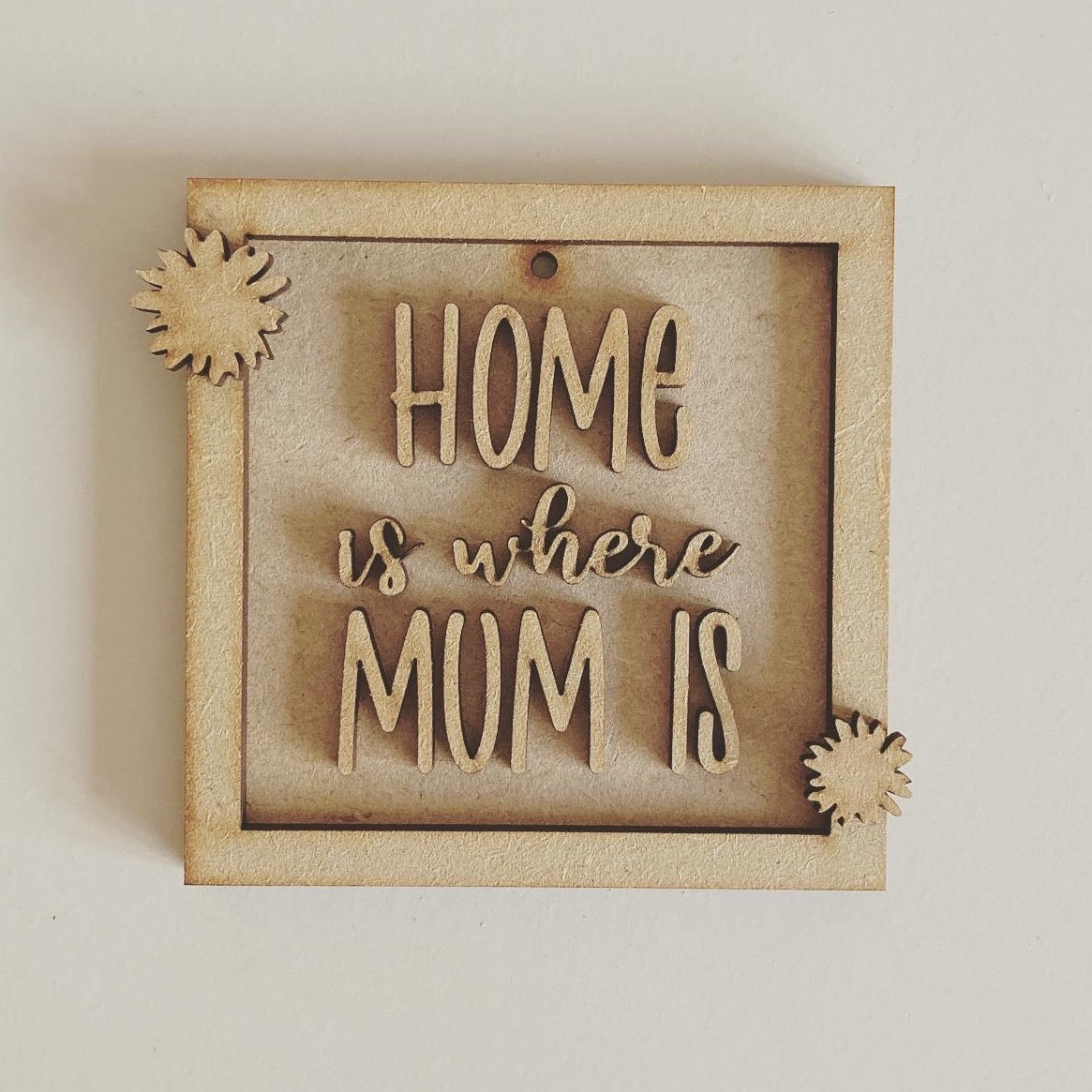 9cm Home Is Where Mum Is Mini Frame