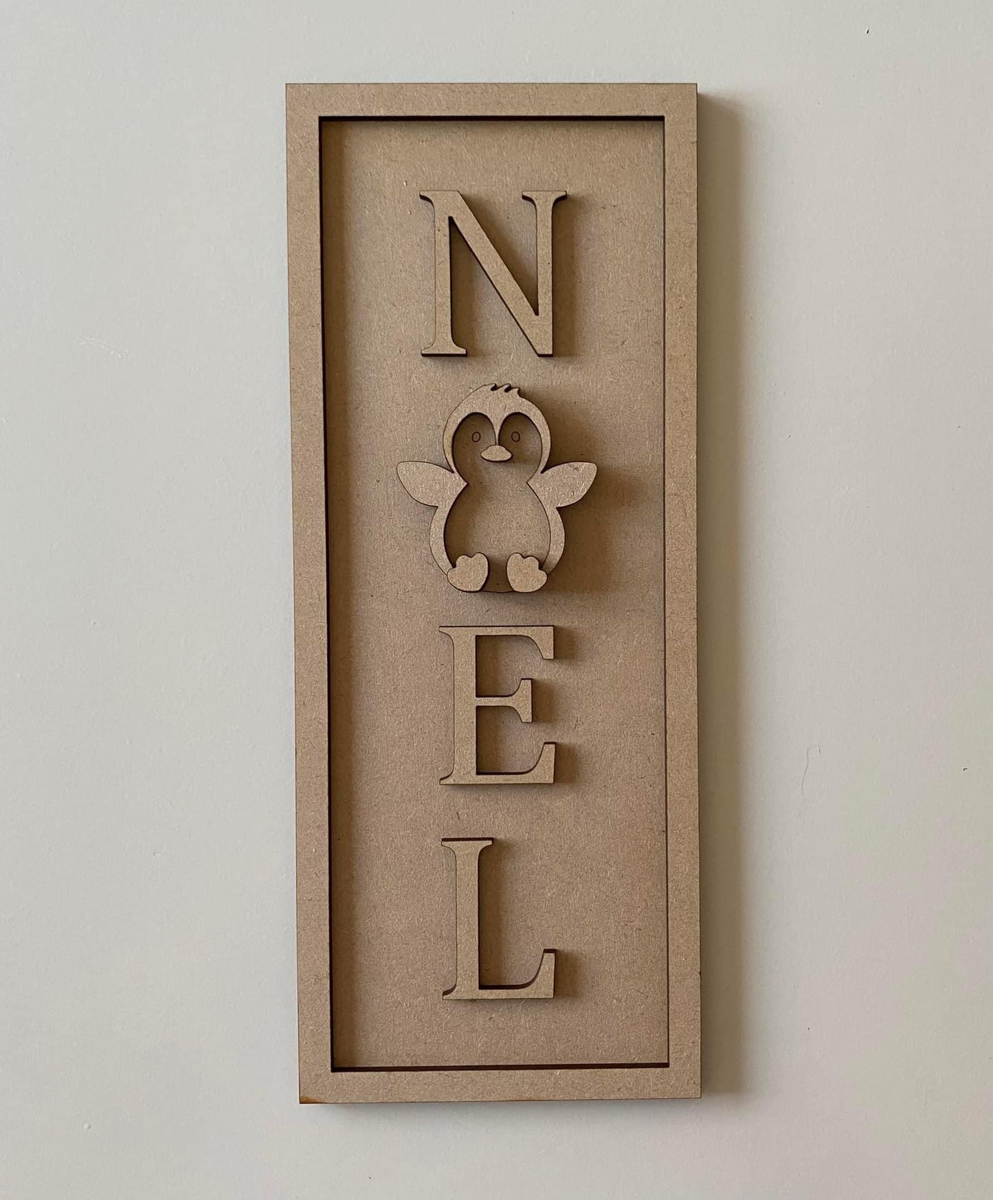 30cm Noel - Penguin Sign