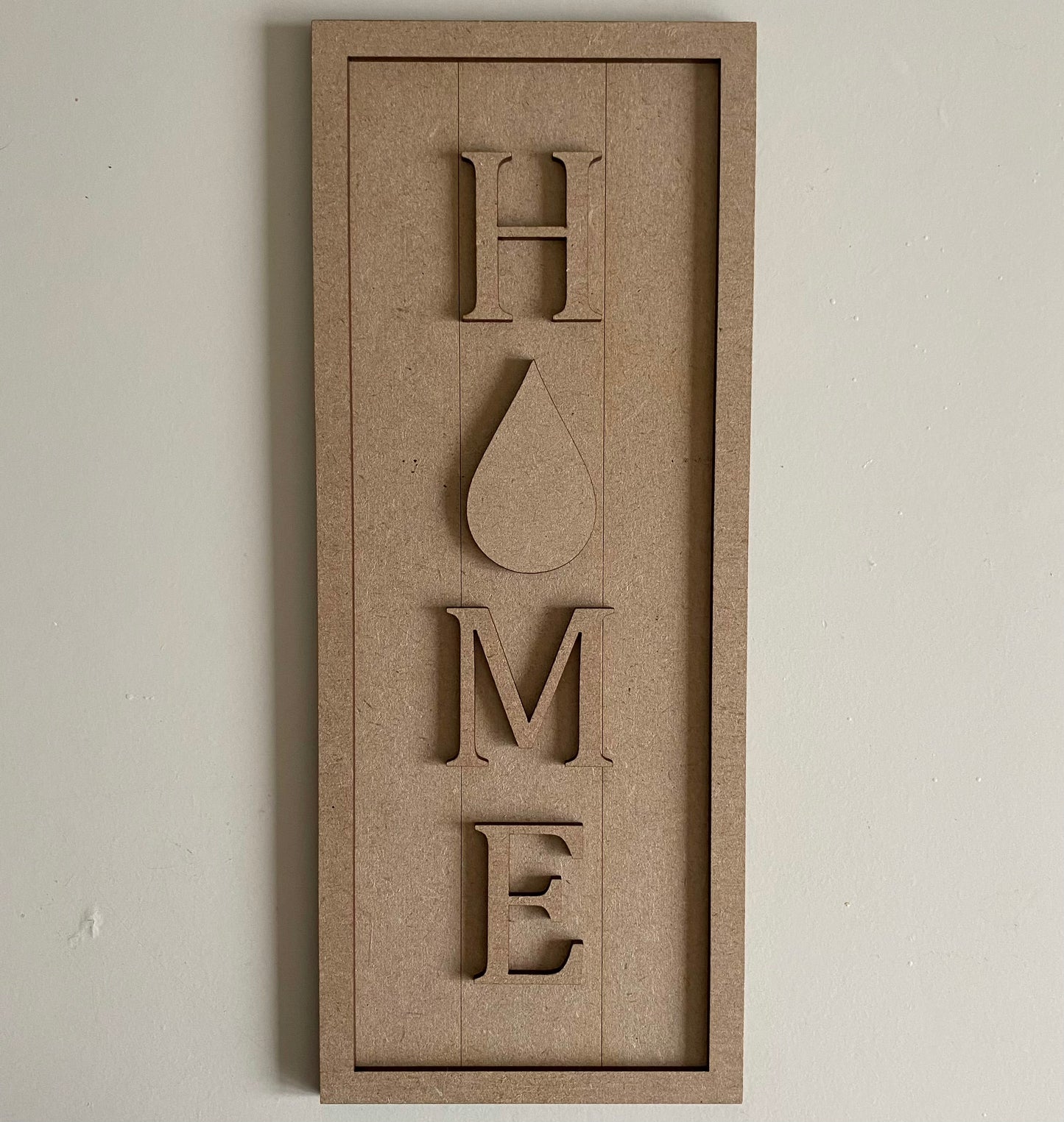 30cm Home - Raindrop Sign