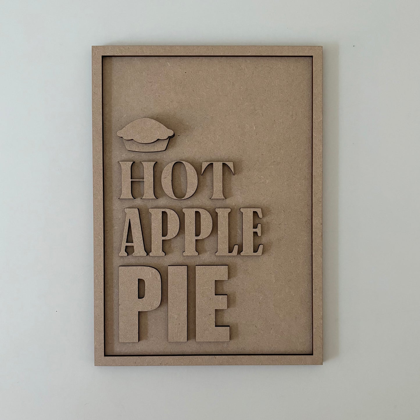 25cm Hot Apple Pie Sign