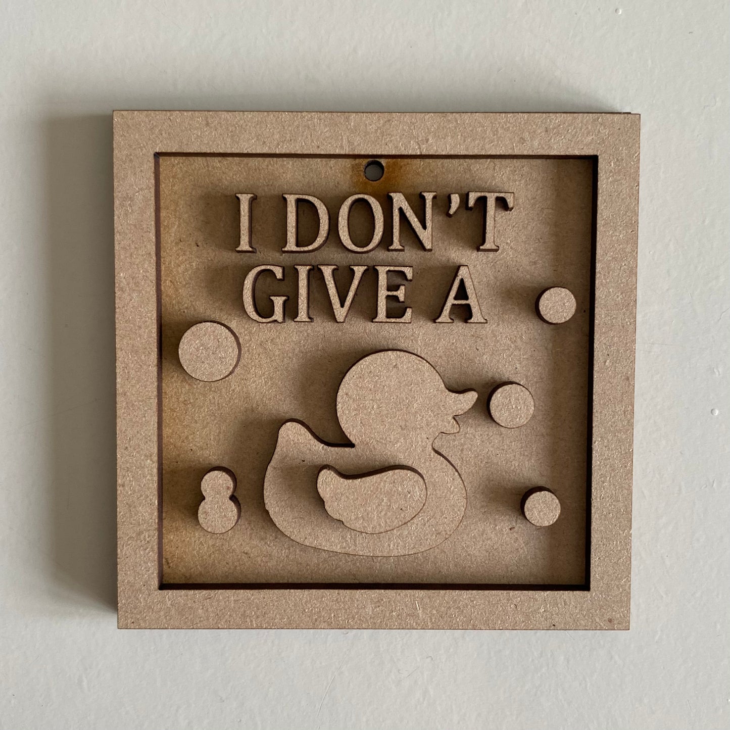 9cm I Don't Give A Duck Mini Frame