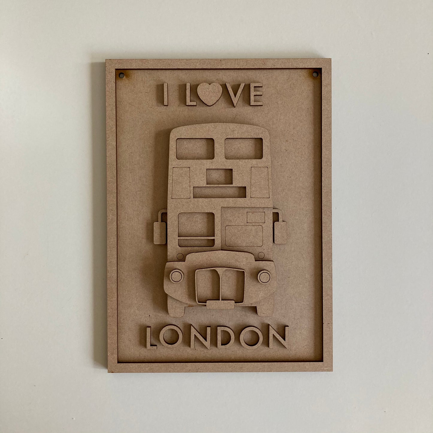 25cm I Heart London Bus Sign