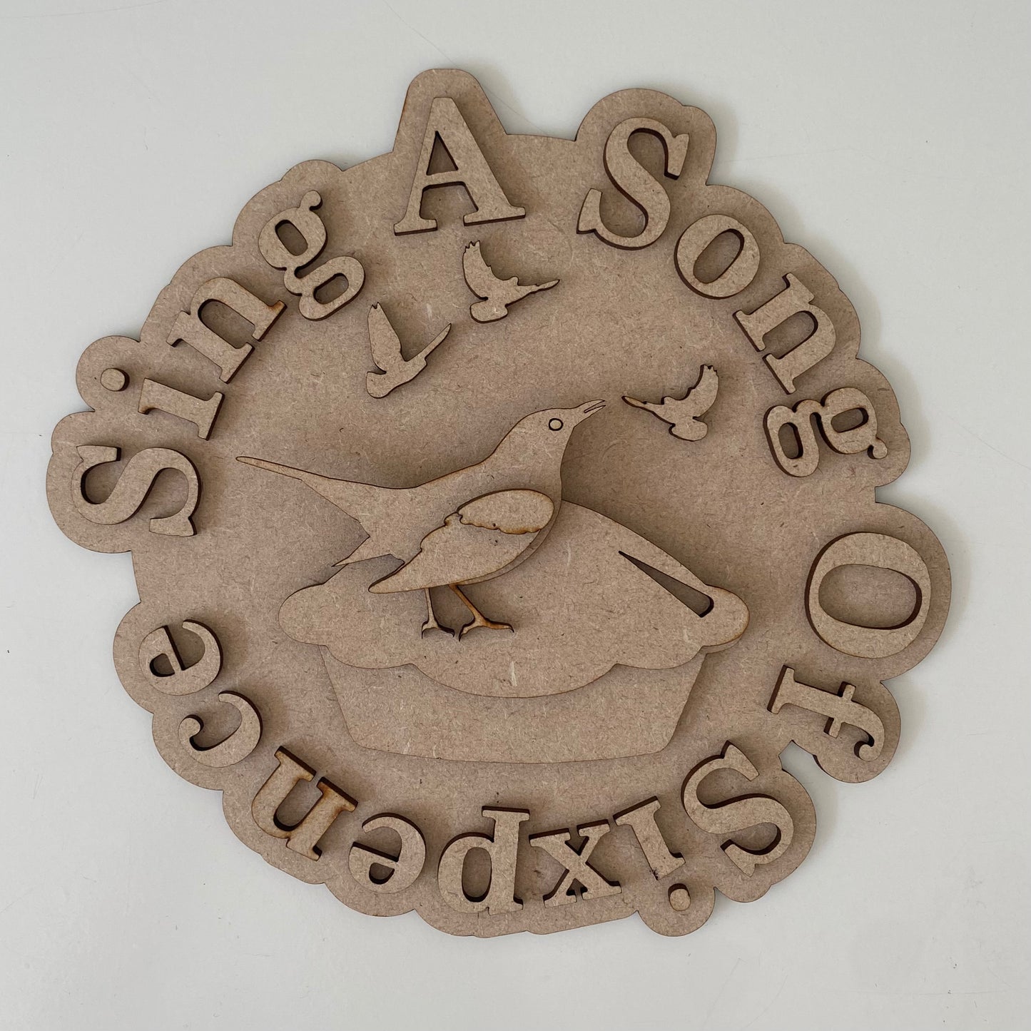 20cm Sing A Song Of Sixpence Sign