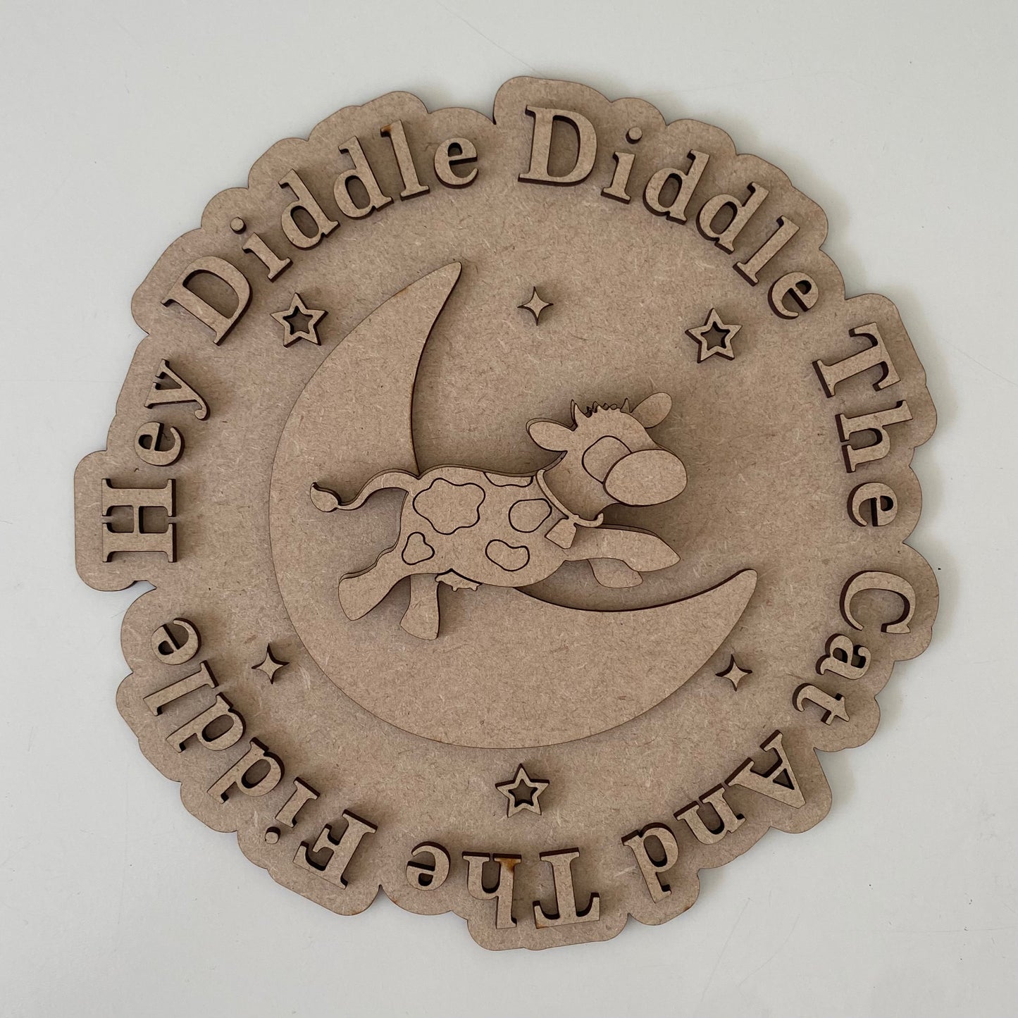 20cm Hey Diddle Diddle Sign