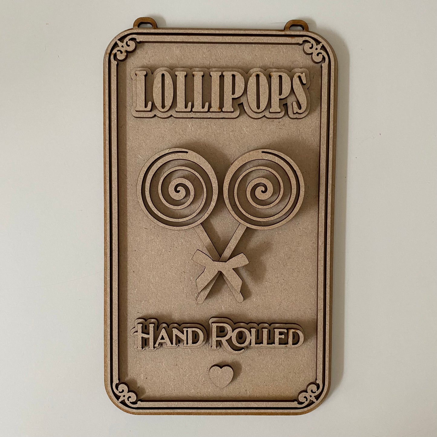 25cm Lollipops Sign