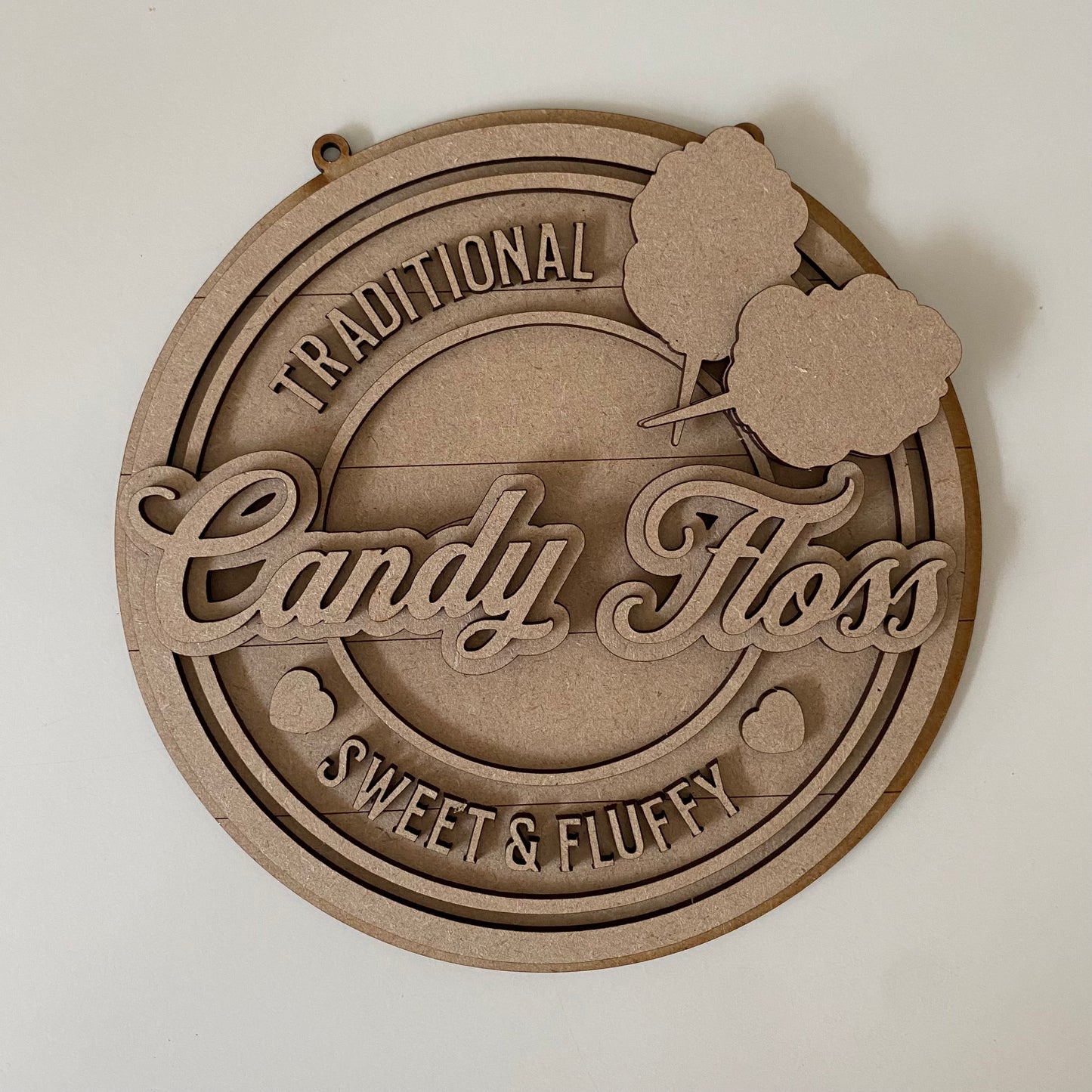 20cm Candy Floss Sign