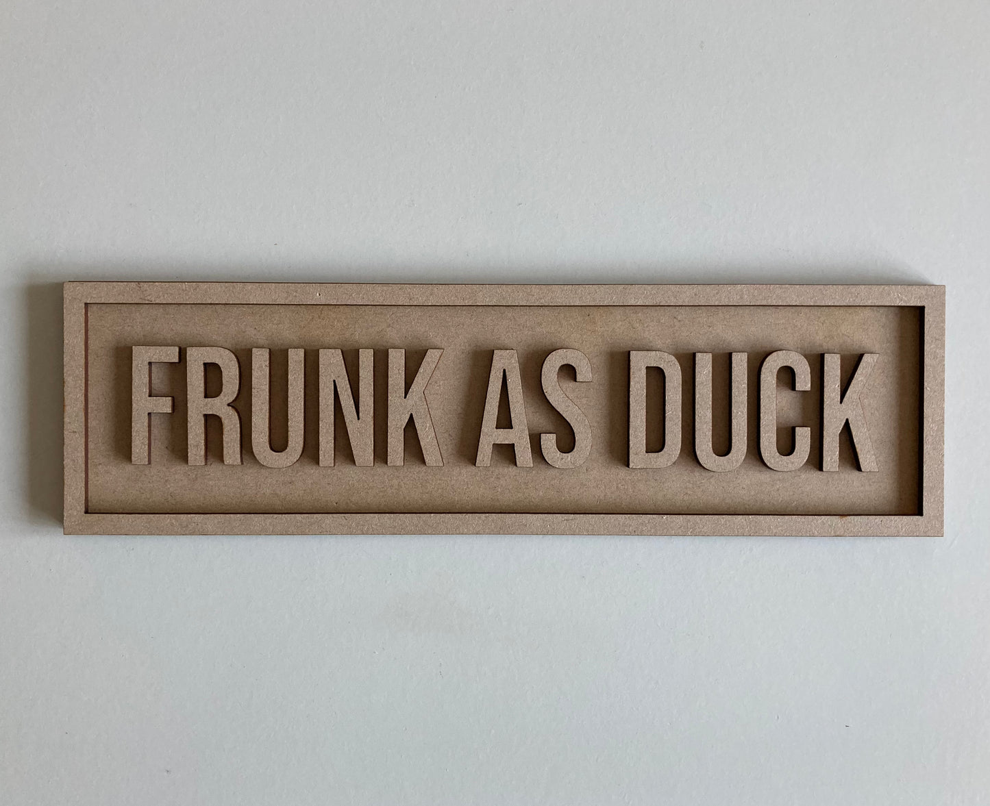 30cm Frunk As Duck Sign