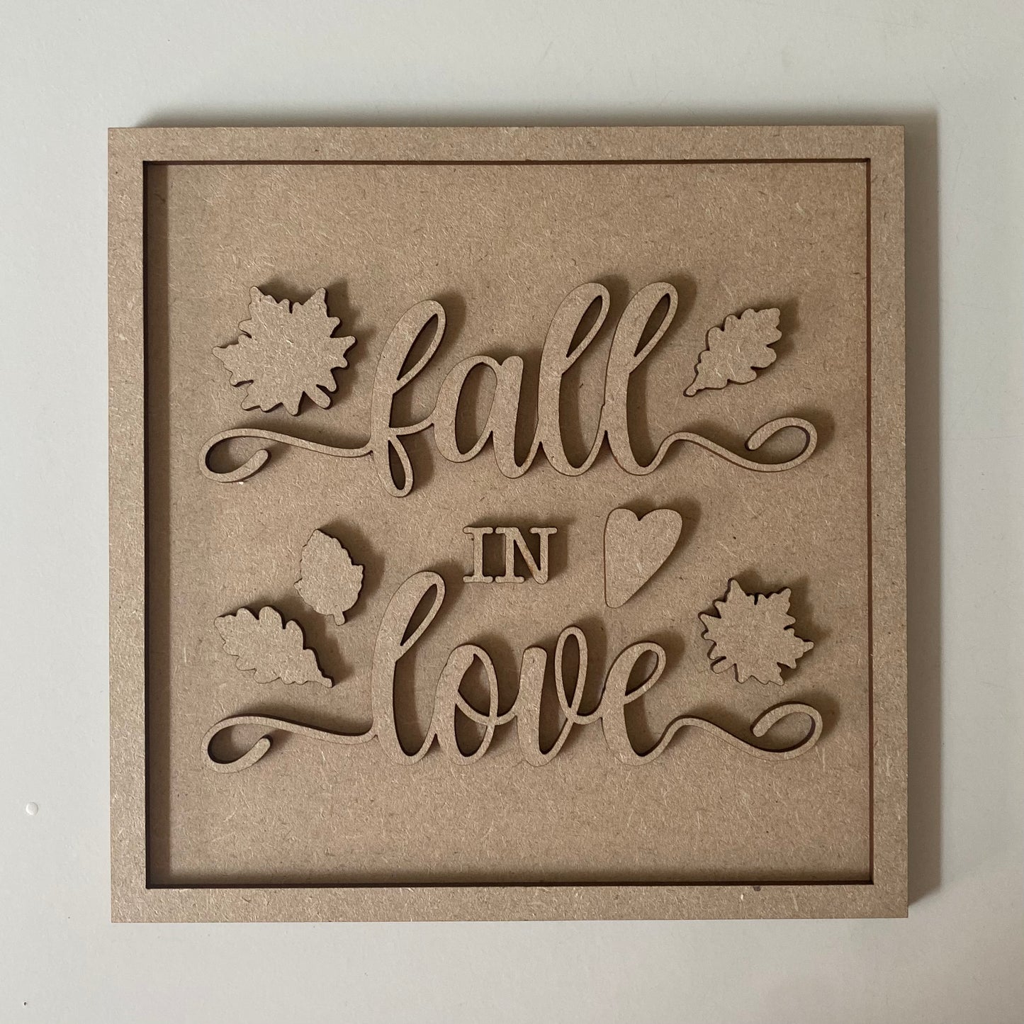 19cm Fall In Love Sign