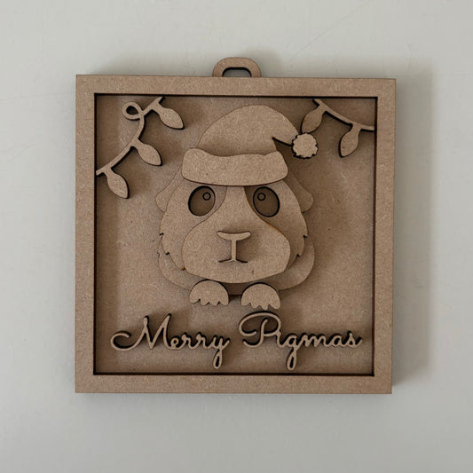 10cm Merry Pigmas Decoration
