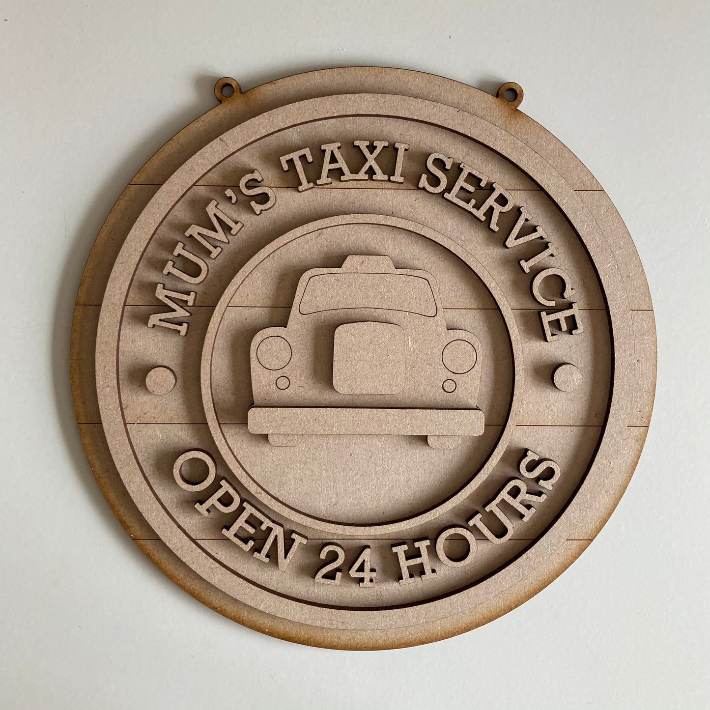 20cm Mum's Taxi Sign