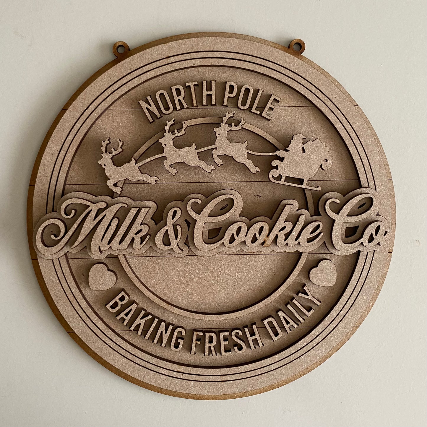 20cm Milk & Cookie Co Sign