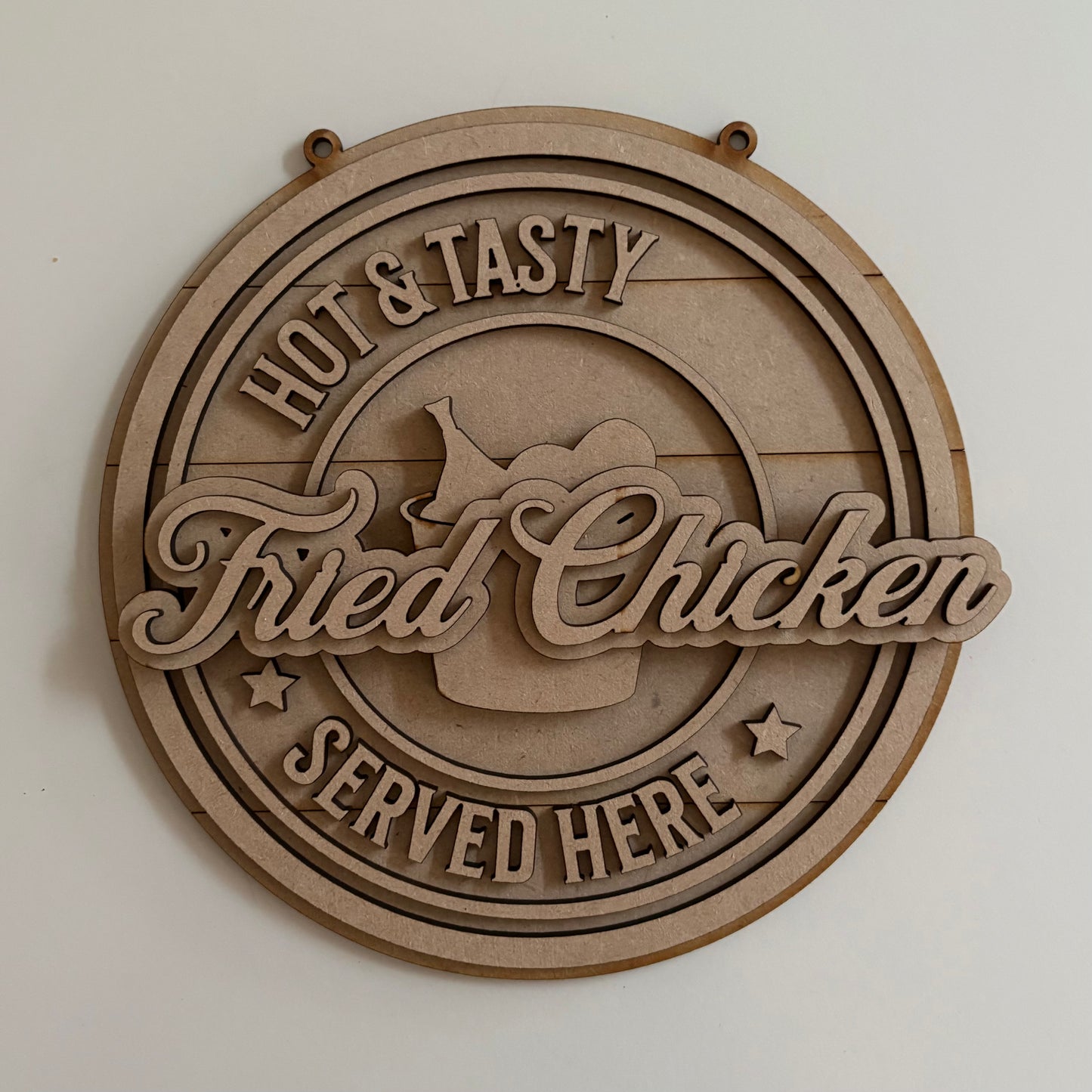 20cm Fried Chicken Sign