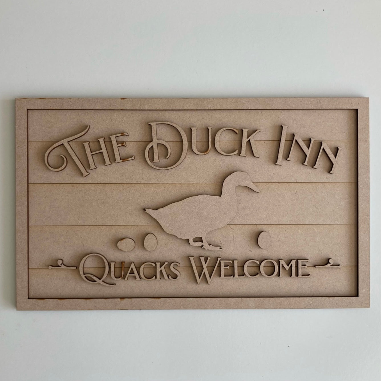 30cm The Duck In Sign